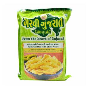 Garvi Gujarat Fafda Ganthiya With Chili